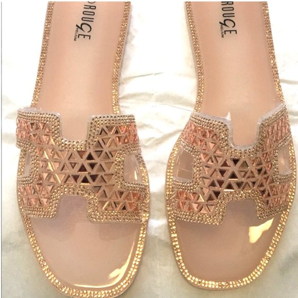 Shoes - ⏰ Nude Jelly Sandals in Size 8